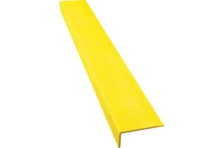 STEPING Противоскользящий профиль из стеклопластика крупность (размер) абразива 46 Grit ширина 70 мм высота 30 мм длина 0,8 м цвет желтый