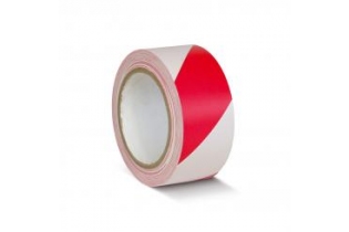 ПВХ лента для разметки Mehlhose GmbH ширина 50 мм длина 33 м толщина 150 мкм цвет красно-белый KMSY05033