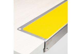 Алюминиевый профиль с противоскользящей лентой Mehlhose GmbH пластина с углом ширина 120 мм высота 45 мм длина 1м цвет желтый AKM1GF2