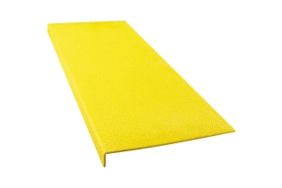 STEPING Противоскользящая пластина с углом из стеклопластика крупность (размер) абразива 12 Grit ширина 230 мм высота 30 мм длина 0,6 м цвет желтый